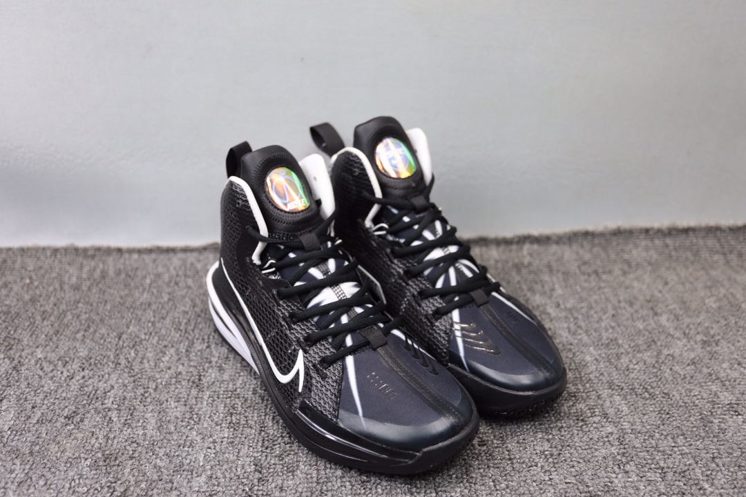 2022 NIKE AIR ZOOM G.T.JUMP EP Black White Shoes